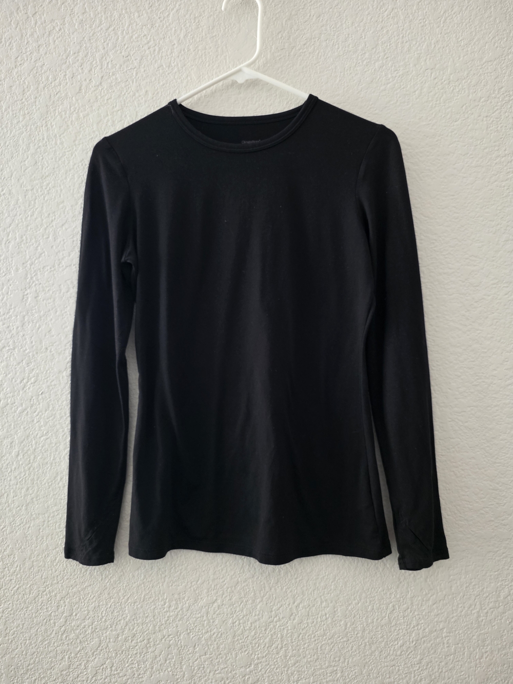 ClimateRight Black Long Sleeve Crewneck Top